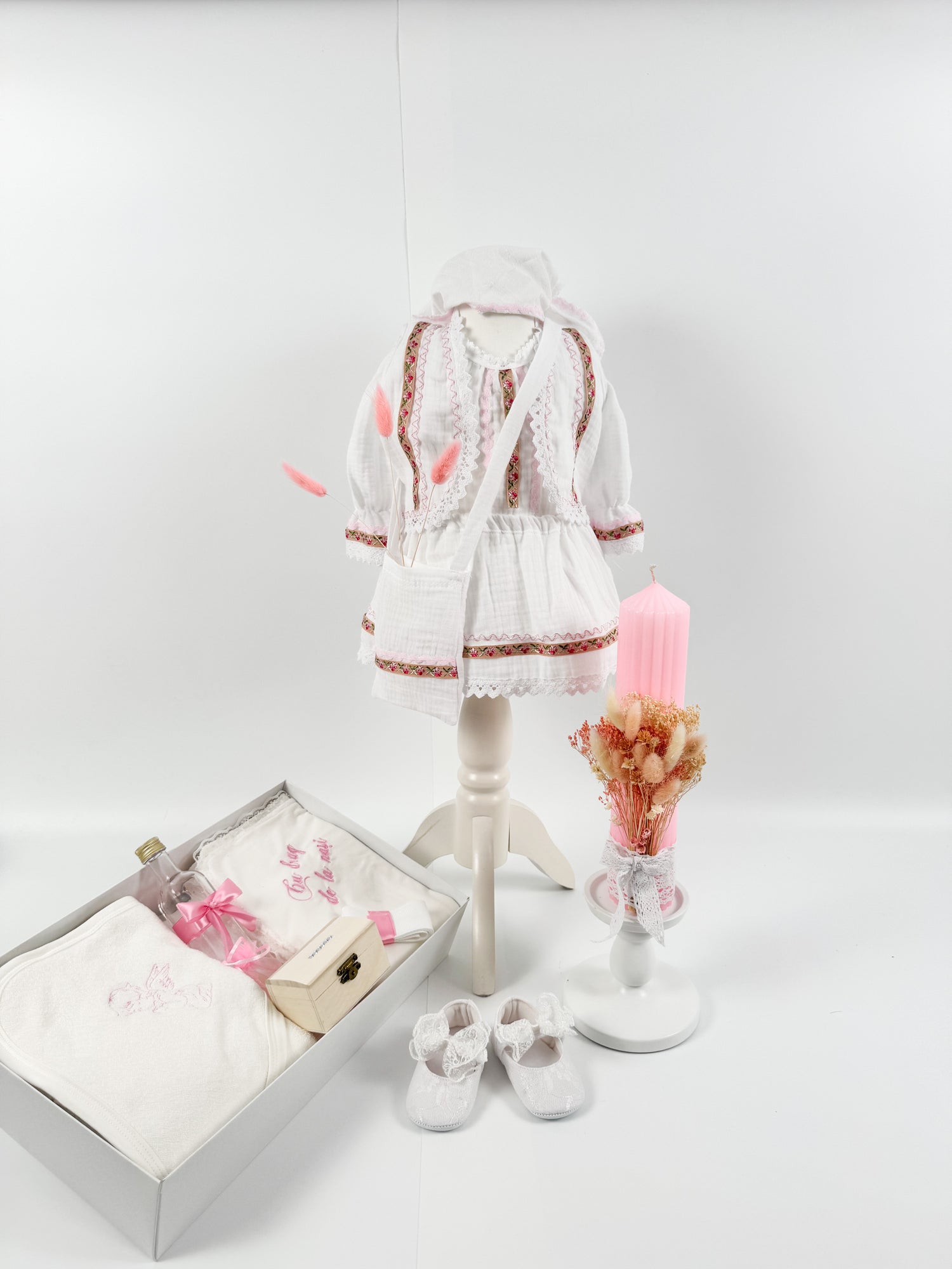 Set traditional botez fetite personalizat - Alinuta