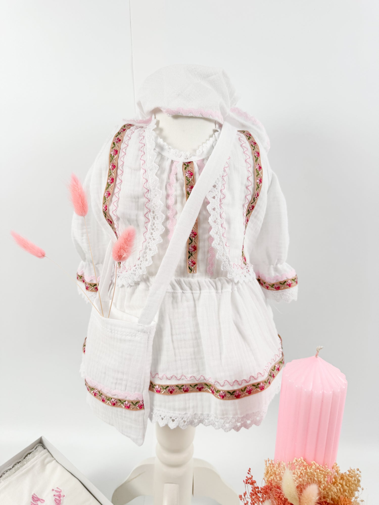 Set traditional botez fetite personalizat - Alinuta