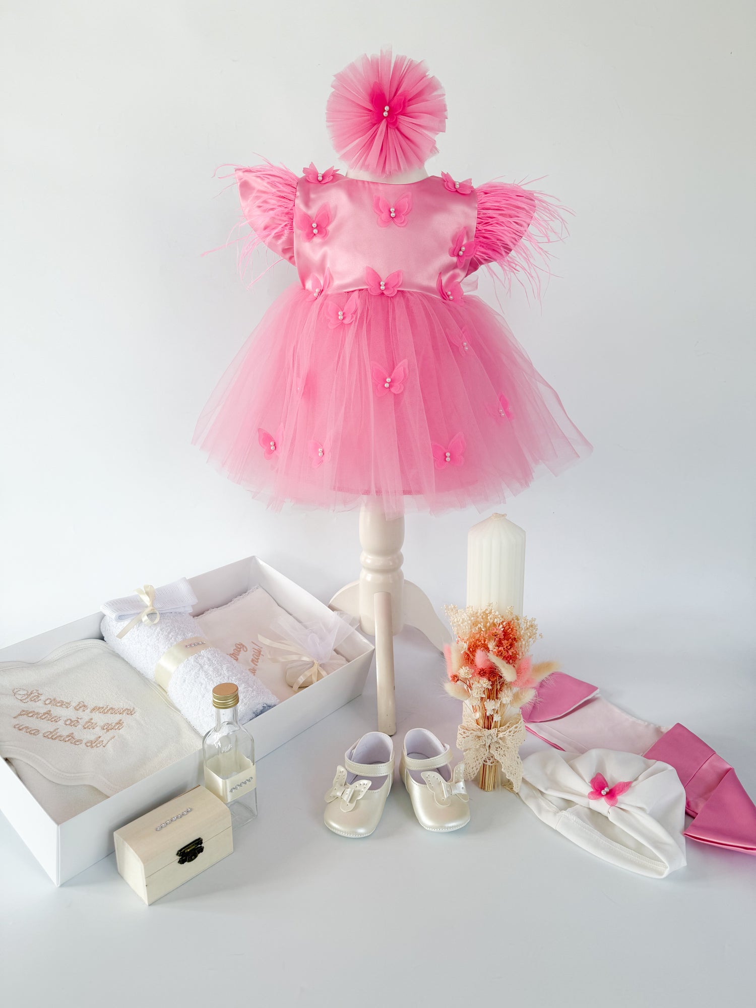 Trusou Botez Hand Made si Tinuta 5 Piese - Cici