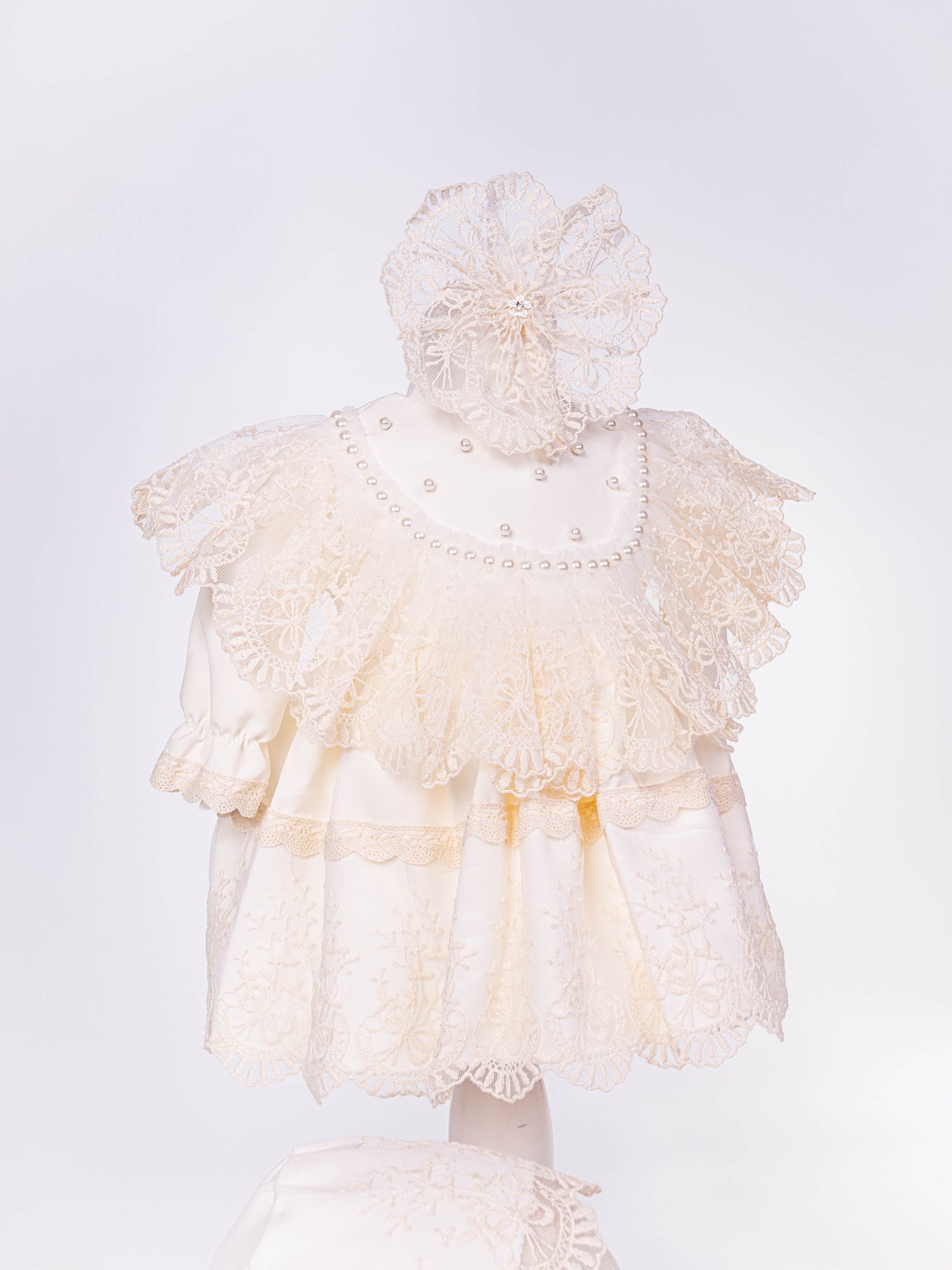 Set Hainute Bebelusi: Rochita Captusita Bumbac, Turban si Bentita Elastica - Ines