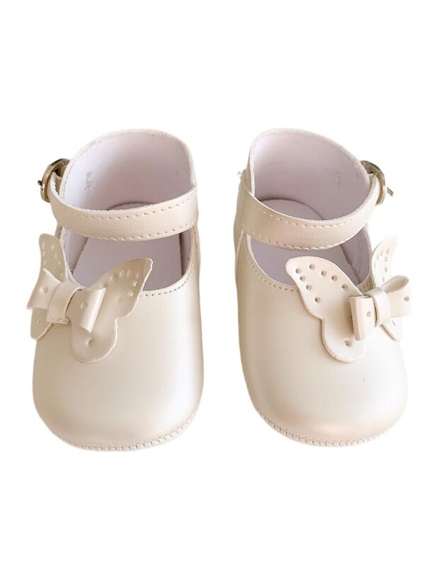 Balerini ivoire cu fluturasi