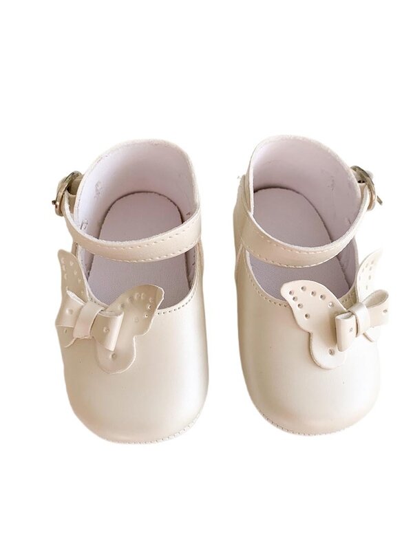 Balerini ivoire cu fluturasi