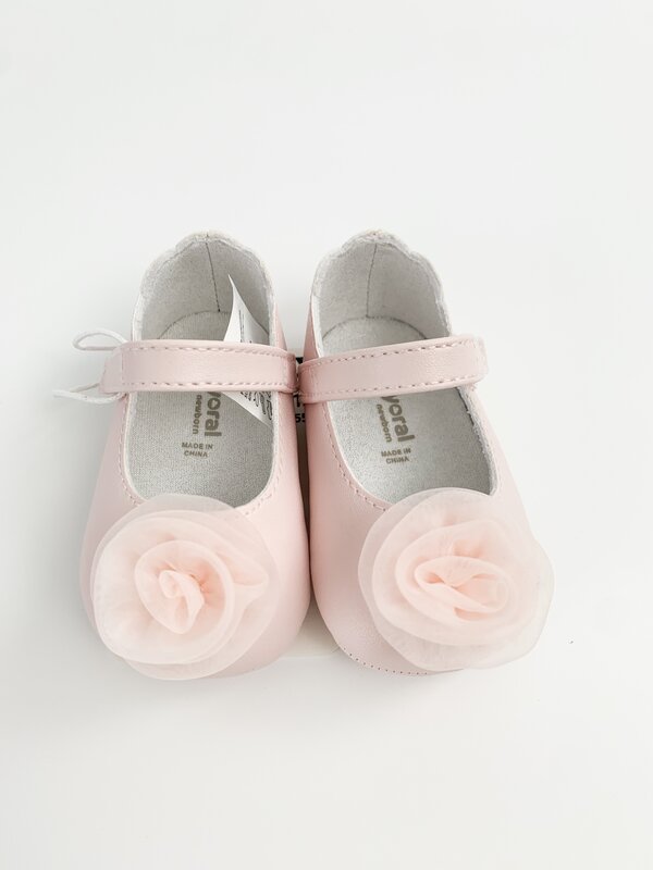 Balerini roz cu floricica - Mayoral