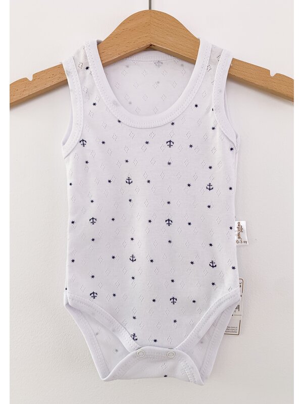 Body bebelus - alb cu negru