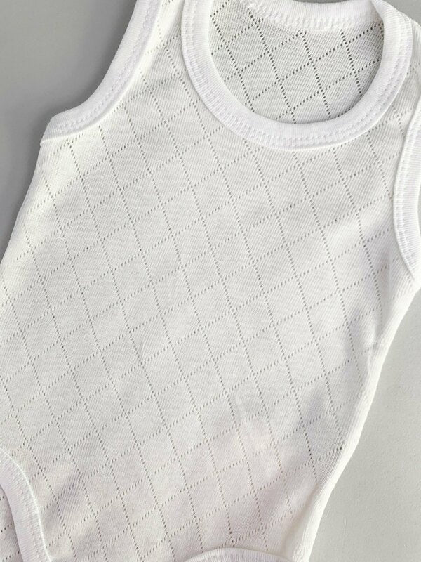 Body bebelus maieu - alb