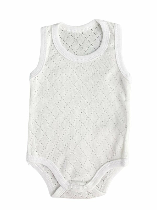 Body bebelus maieu - alb