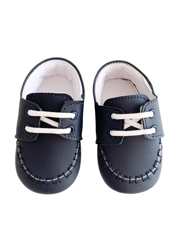 Botosei bleumarin cu sireturi