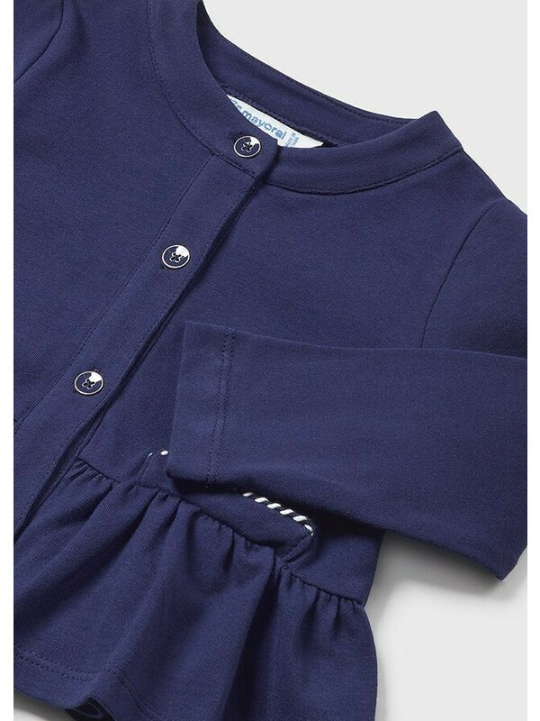 Compleu albastru de fetita "Bonjour"