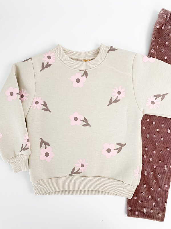 Compleu Dariana 2 piese - bej maro