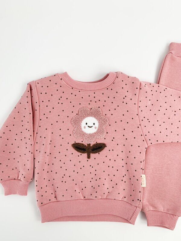 Compleu roz 2 piese - Elena