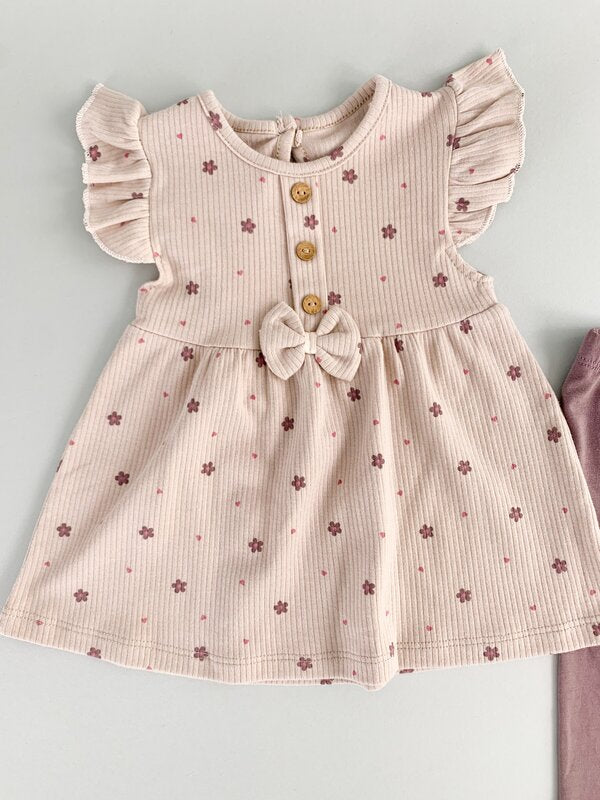 Compleu fetita cu floricele