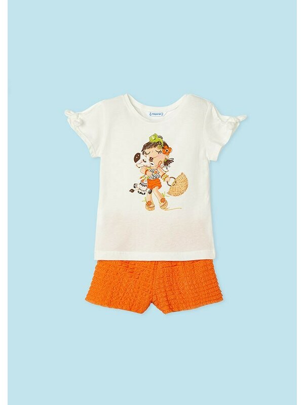 Compleu portocaliu de fetita - Mayoral