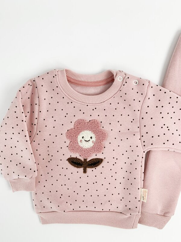 Compleu roz pal 2 piese - Elena