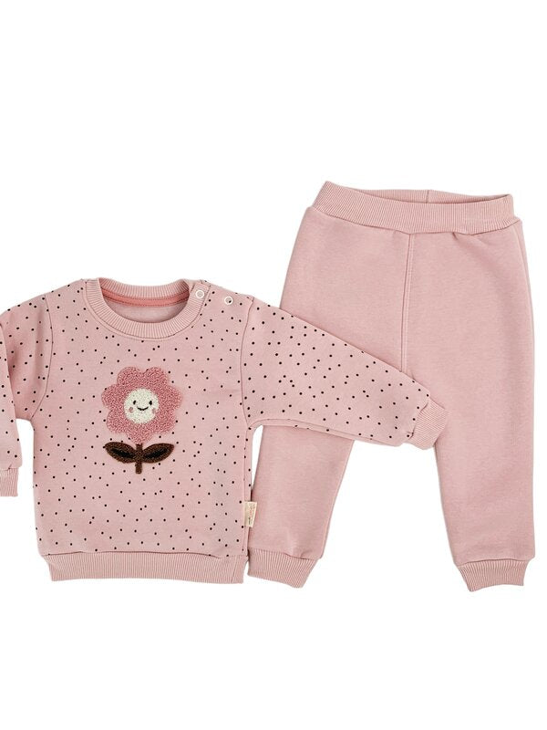 Compleu roz pal 2 piese - Elena