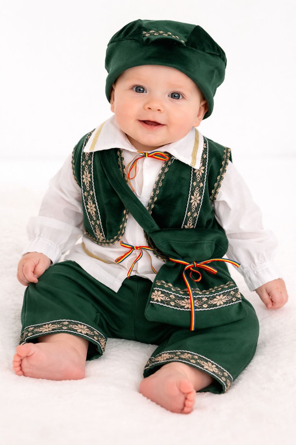 Costum botez baiat Carl