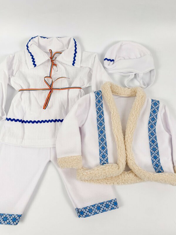 Costum traditional botez baiat Codrin