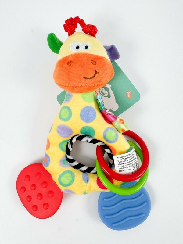 Jucarie plus pentru bebe - Girafa colorata