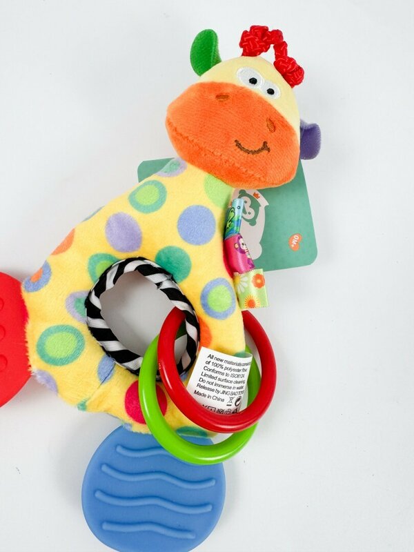 Jucarie plus pentru bebe - Girafa colorata