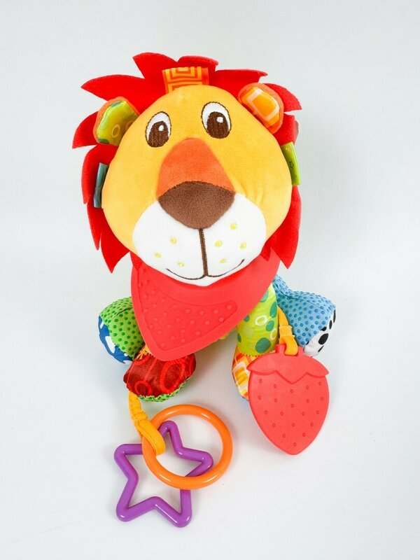 Jucarie plus pentru bebe - Leu colorat