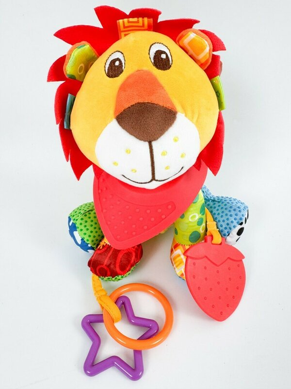 Jucarie plus pentru bebe - Leu colorat