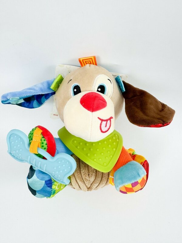 Jucarie plus pentru bebe - Catelus colorat