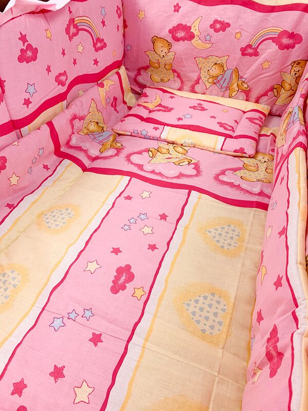 Lenjerie patut bebelus Ursulețul somnoros