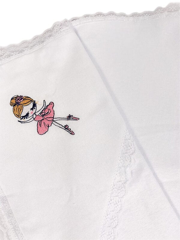 Panza mir alba cu balerina