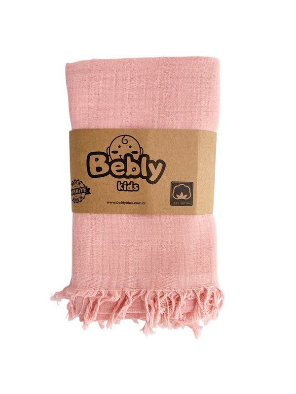 Patura bebelus din muselina roz