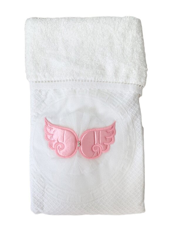 Patura Cocolino cu aripi roz