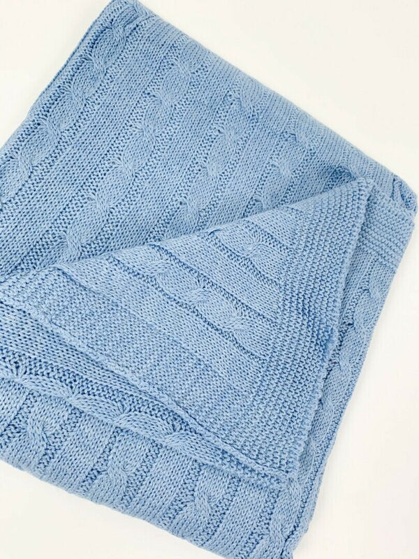 Patura tricotata albastra