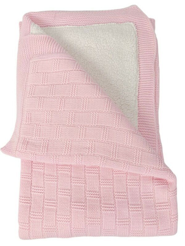 Patura tricotata roz Cocolino