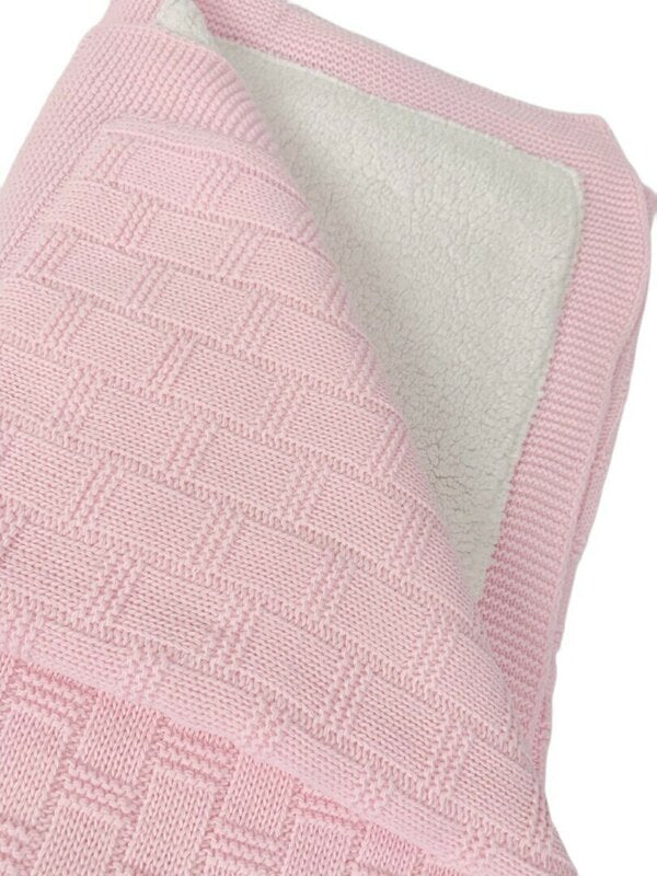 Patura tricotata roz Cocolino