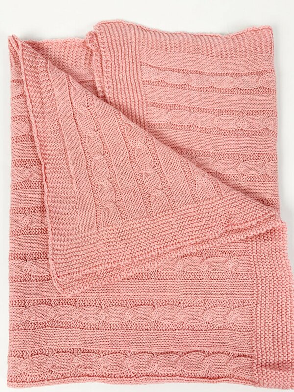 Patura tricotata roz piersica