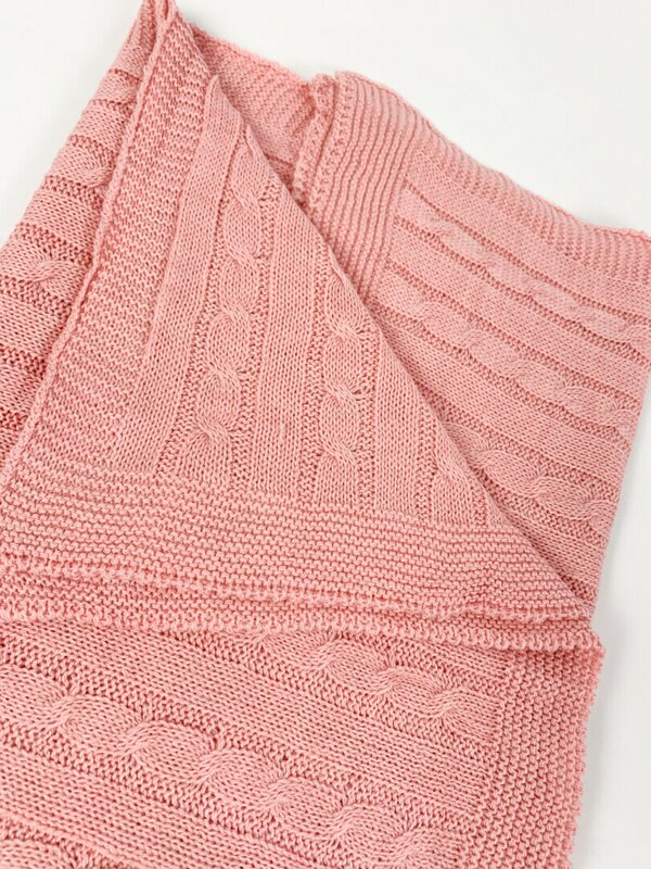 Patura tricotata roz piersica