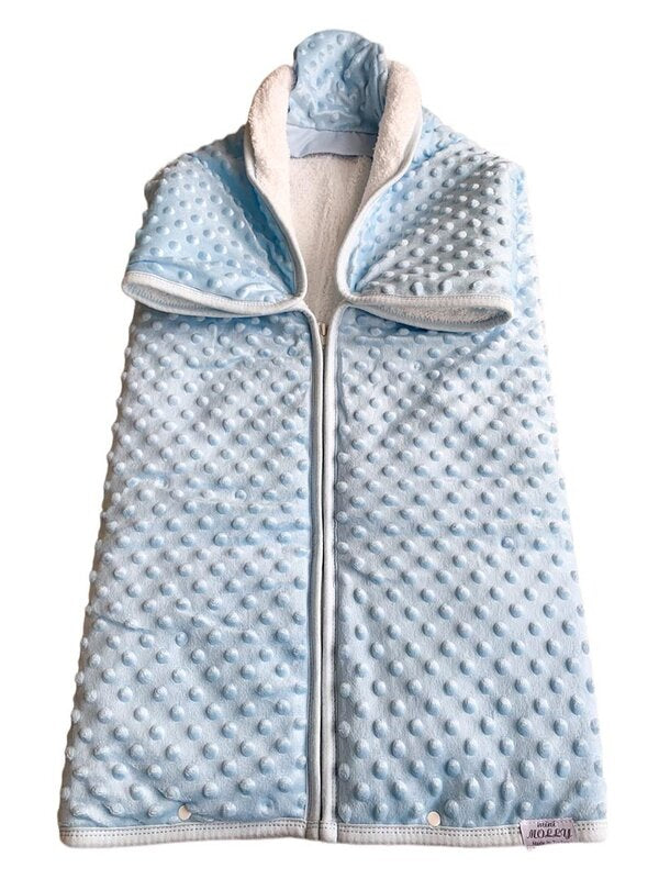 Port bebe albastru - ursulet somnoros