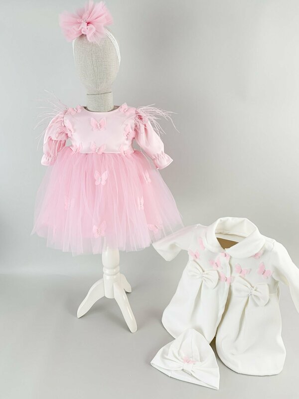 Rochie botez fetita Elowen