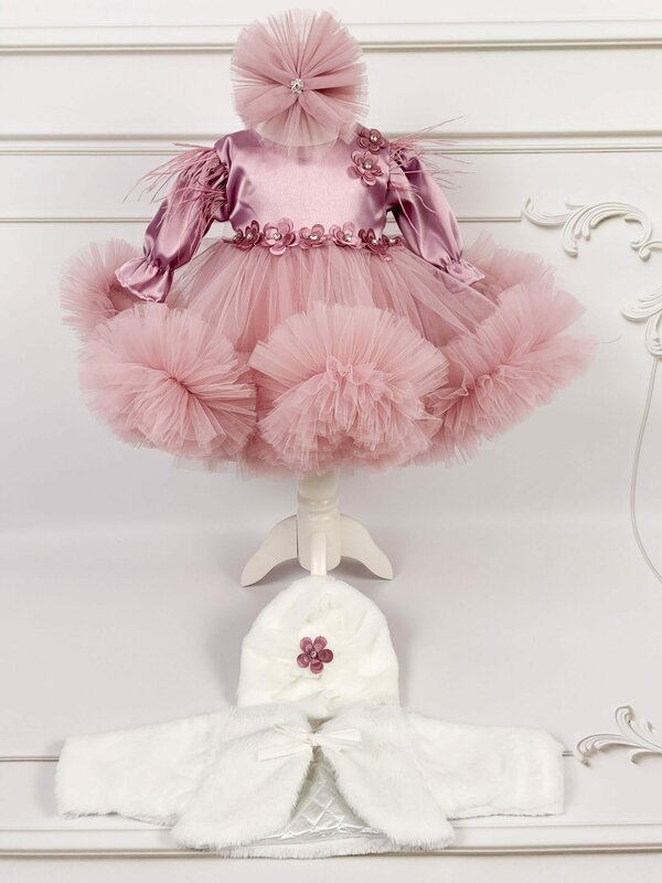 Rochie botez fetita Florentina
