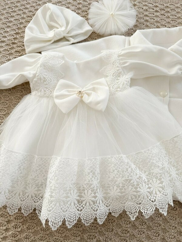 Rochie botez fetita Valya
