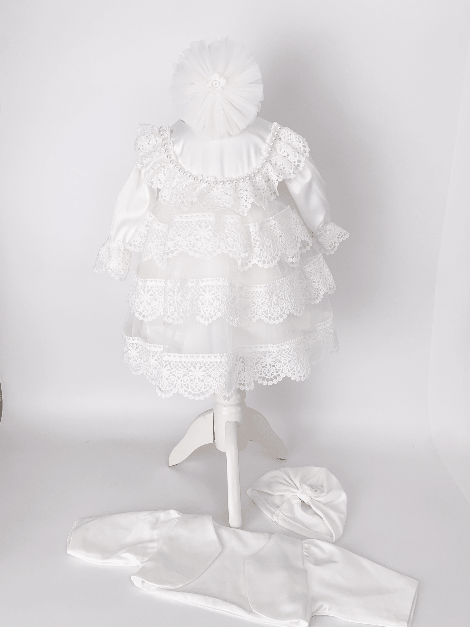 Rochie botez fetita Valentina