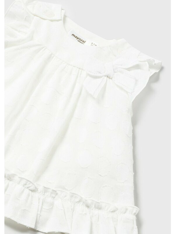 Rochie bumbac alba