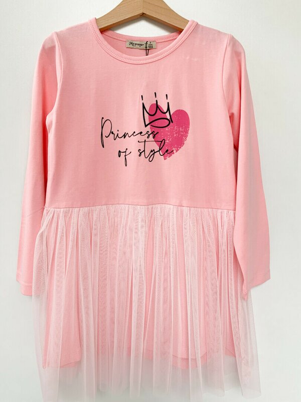 Rochie fetita roz pudra Princess