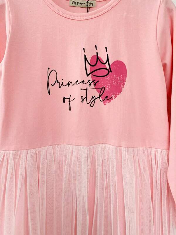 Rochie fetita roz pudra Princess