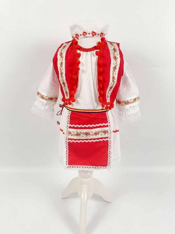 Rochie traditionala botez fetita Luciana