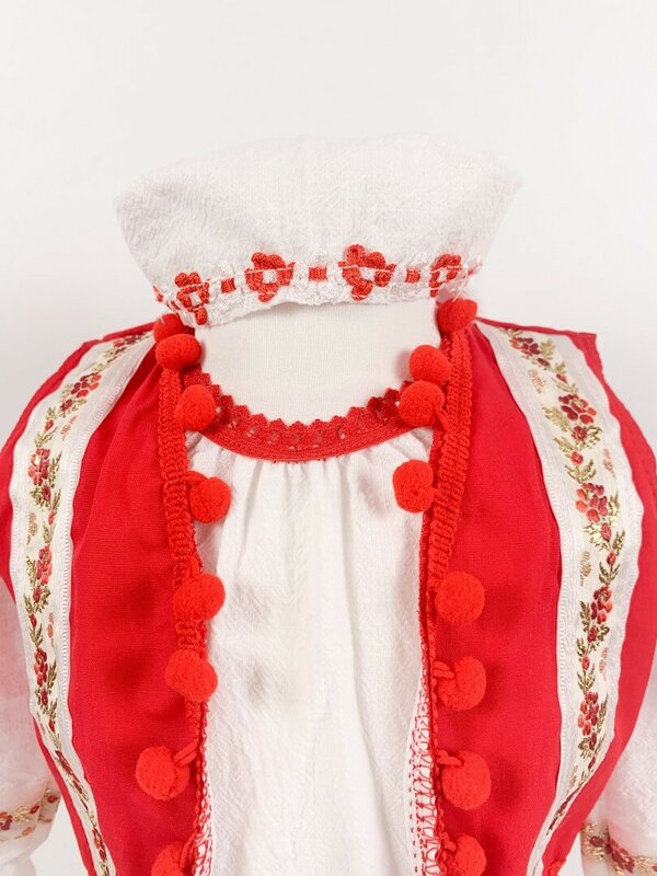 Rochie traditionala botez fetita Luciana