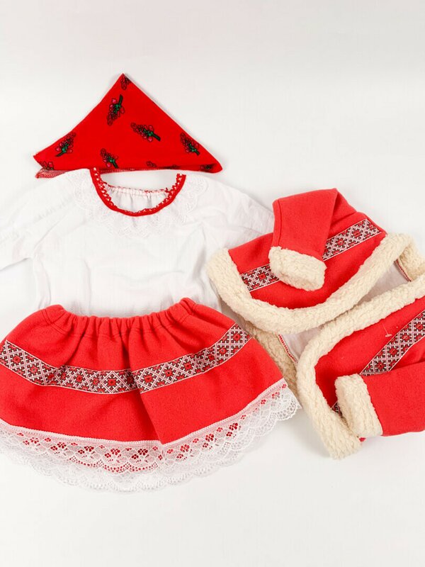 Rochie traditionala botez fetita Nicola