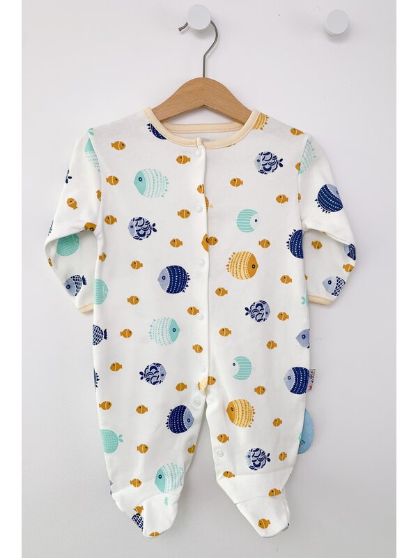 Salopeta baiat alba cu animale marine