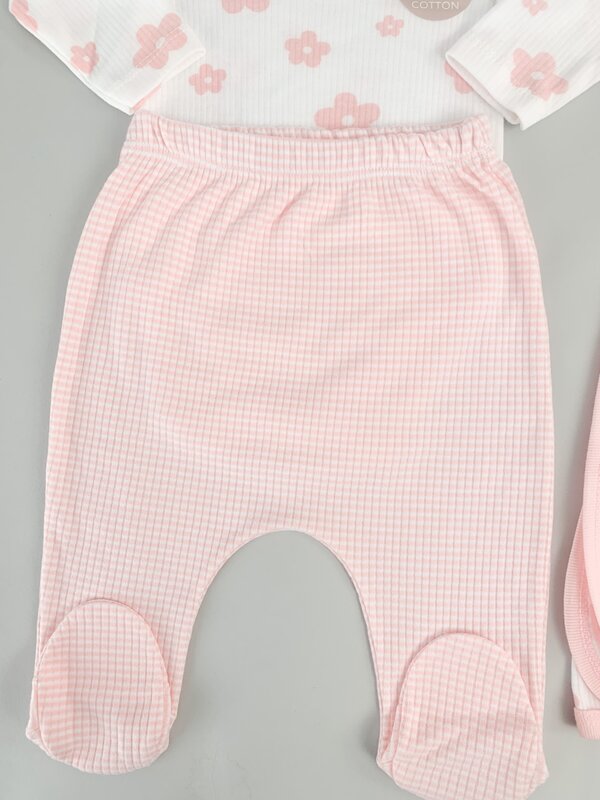 Salopeta fetite alba cu paturica - 4 piese