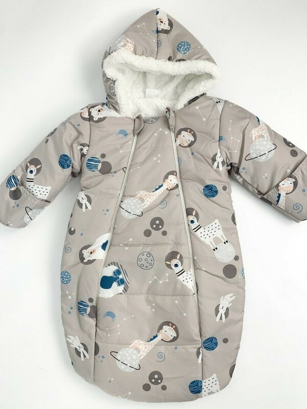 Salopeta iarna baiat gri