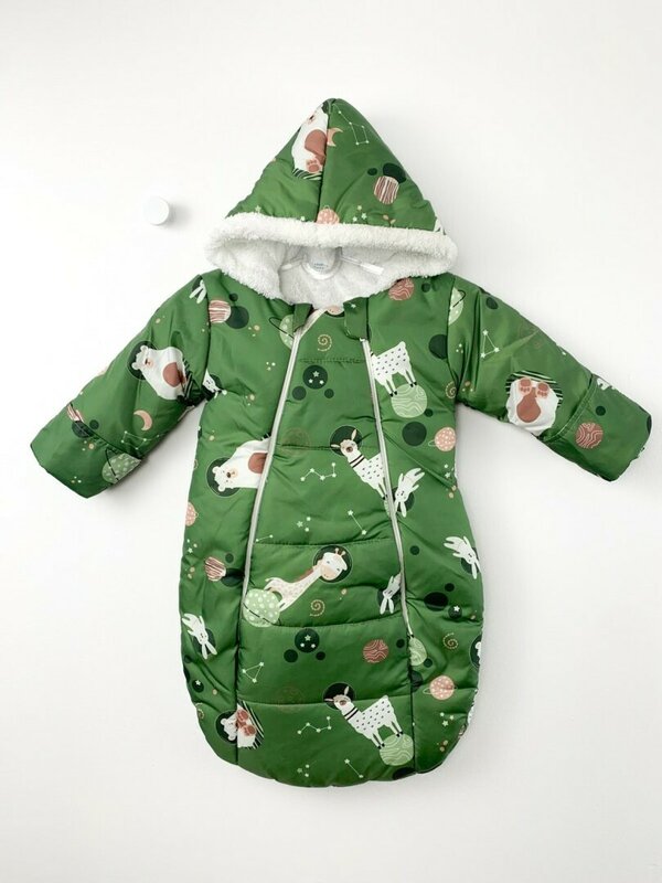 Salopeta iarna baiat verde inchis