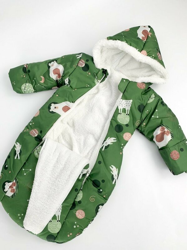 Salopeta iarna baiat verde inchis